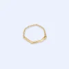 Adolfo Dominguez Bijuteria*Bague A Branches Metalliques Dore