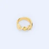 Adolfo Dominguez Bijuteria*Bague A Motif Torsion Dore