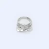 Adolfo Dominguez Bijuteria*Bague En Zinc A Motif Torsion Argente