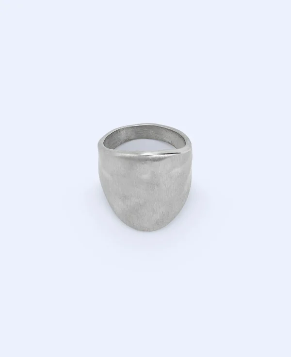 Adolfo Dominguez Bijuteria*Bague Motif Vibrer Argent