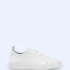 Adolfo Dominguez Chaussures*Baskets Basiques En Cuir Blanc