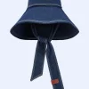 Adolfo Dominguez Chapeaux*Bob En Denim Bleu Denim