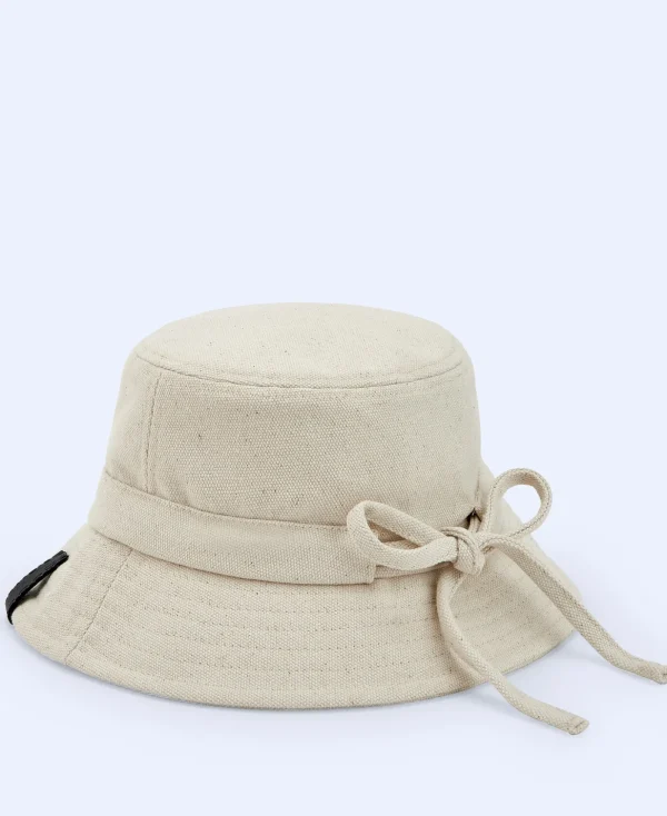 Adolfo Dominguez Chapeaux*Bob En Toile Beige