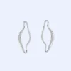 Adolfo Dominguez Bijuteria*Boucles D'Oreilles Motif Vibrer Argente