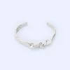 Adolfo Dominguez Bijuteria*Bracelet Metallique Motif Torsion Argente