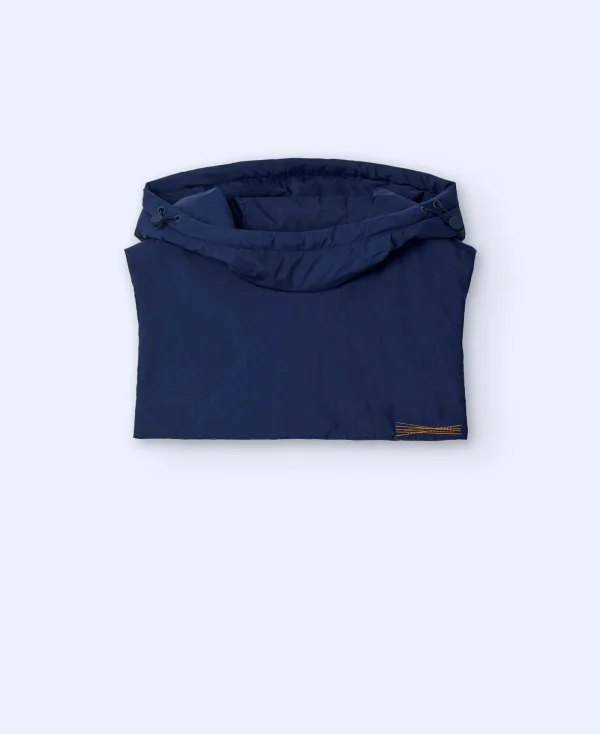 Adolfo Dominguez Autres*Cagoule Matelassee Bleu Marine