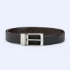 Adolfo Dominguez Ceinture*Ceinture Reversible En Cuir Noir/Marron