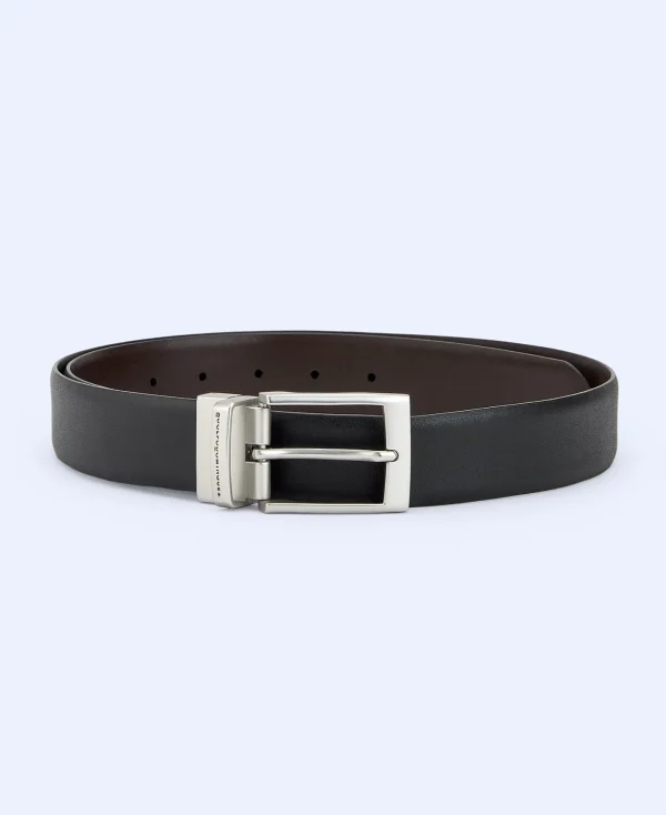 Adolfo Dominguez Ceinture*Ceinture Reversible En Cuir Noir/Marron