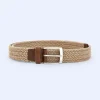 Adolfo Dominguez Ceinture*Ceinture Tressee En Cuir Et Coton Naturel