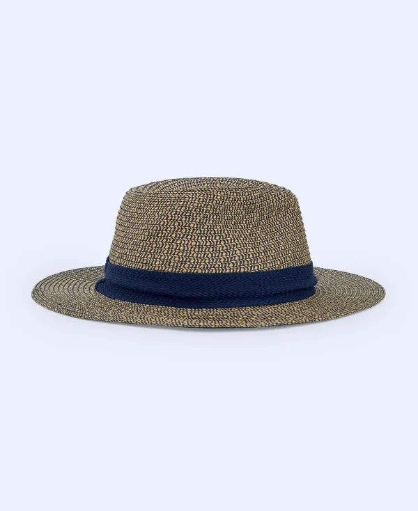 Adolfo Dominguez Chapeaux*Chapeau En Papier Responsable Bleu Marine