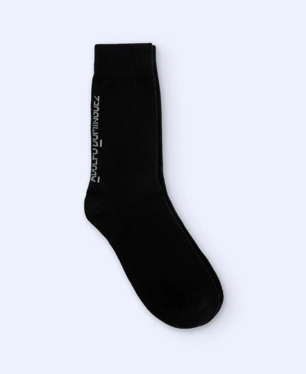 Adolfo Dominguez Chaussettes*Chaussettes A Logo Noir