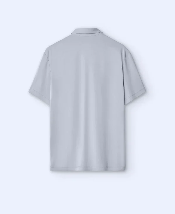 Adolfo Dominguez T-Shirts Et Polos*Chemise A Manches Courtes En Modal Gris Clair