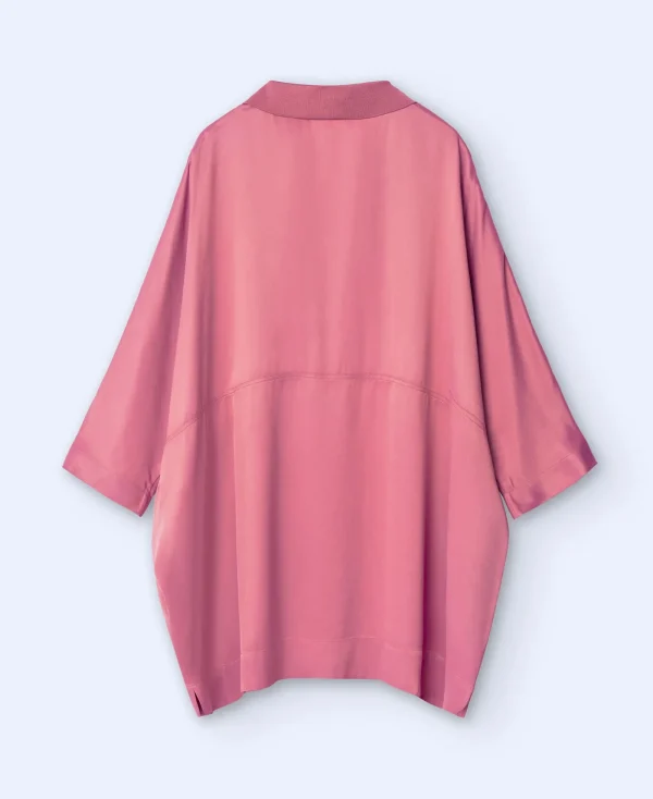 Adolfo Dominguez Chemises Et Tops*Chemise Ample A Manches Japonaises Rose Fonce