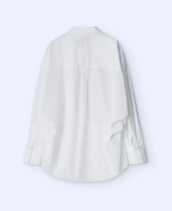 Adolfo Dominguez Chemises Et Tops*Chemise Ample En Coton Blanc