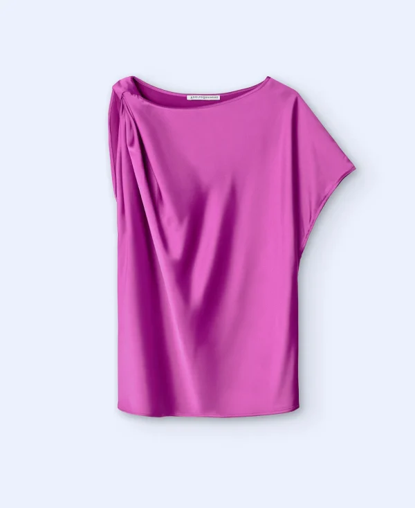 Adolfo Dominguez Chemises Et Tops*Chemise Asymetrique Rose