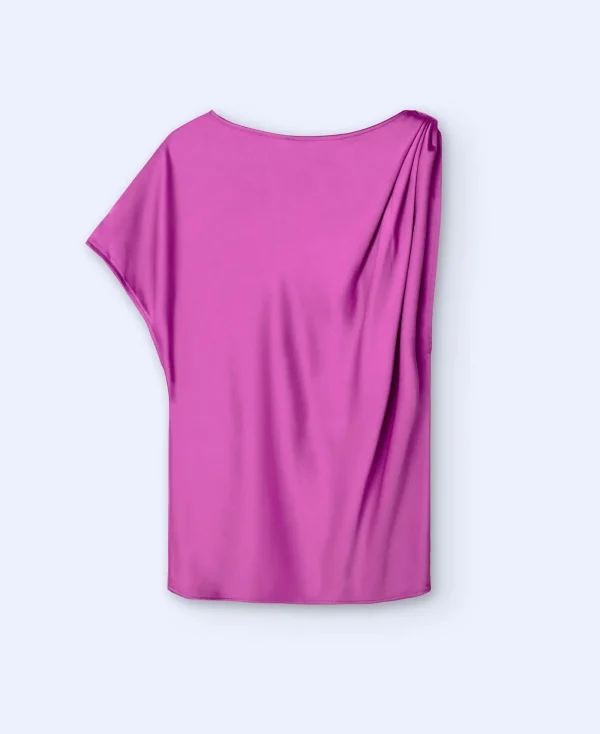 Adolfo Dominguez Chemises Et Tops*Chemise Asymetrique Rose