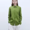 Adolfo Dominguez Chemises*Chemise Avec Maxi Poche En Coton Vert