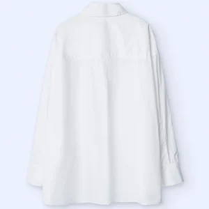 Adolfo Dominguez Chemises Et Tops*Chemise Oversize En Coton Blanc