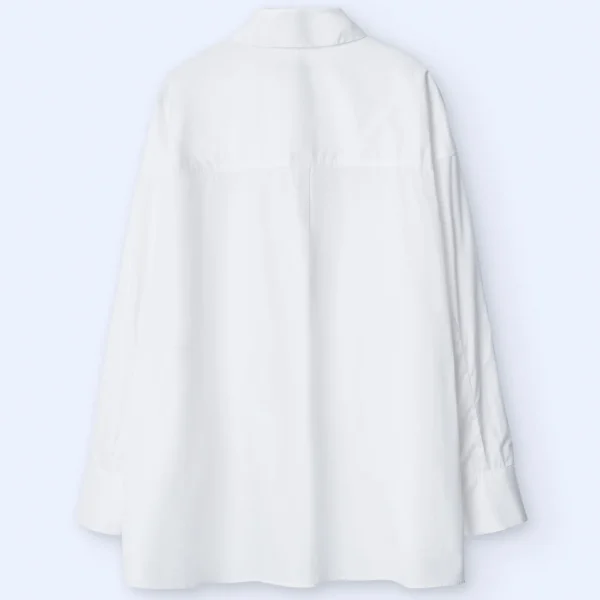 Adolfo Dominguez Chemises Et Tops*Chemise Oversize En Coton Blanc