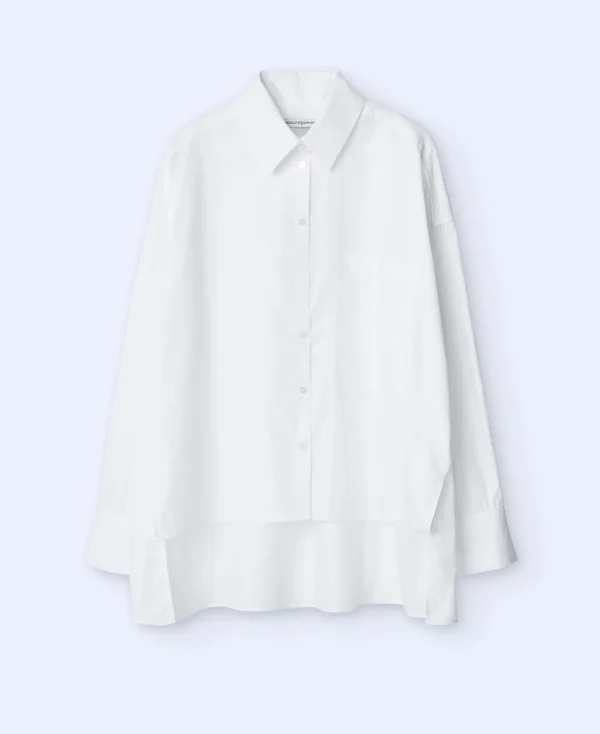 Adolfo Dominguez Chemises Et Tops*Chemise Oversize En Coton Blanc