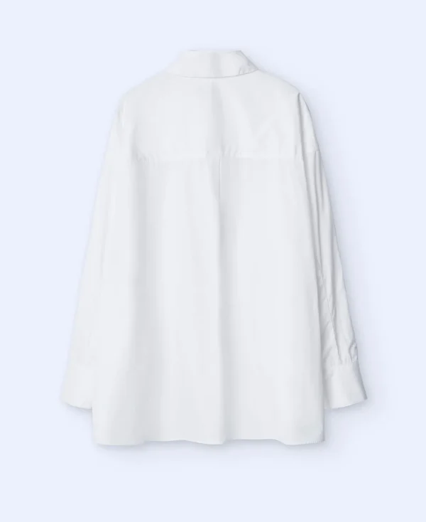 Adolfo Dominguez Chemises Et Tops*Chemise Oversize En Coton Blanc