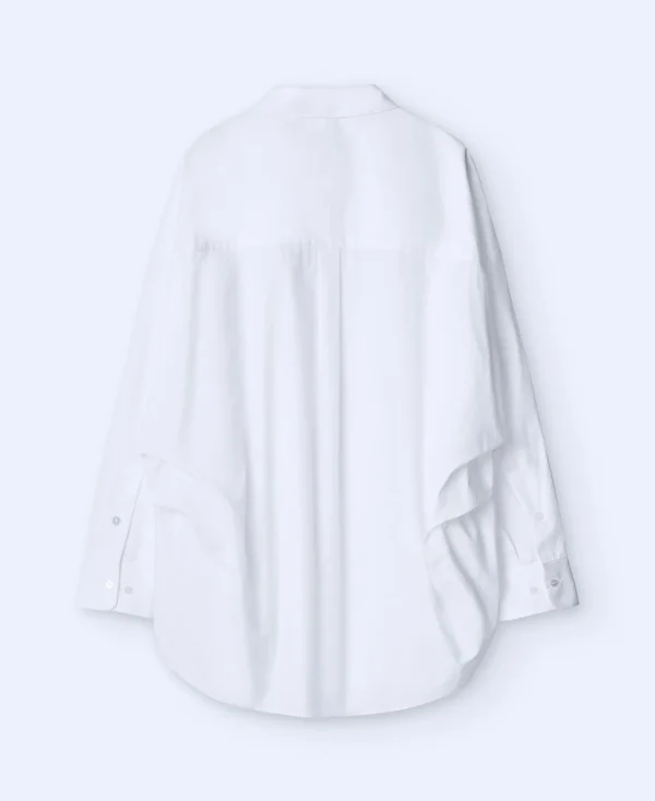 Adolfo Dominguez Chemises Et Tops*Chemise Oversize En Coton Blanc