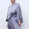 Adolfo Dominguez Chemises Et Tops*Chemisier A Manches Kimono Gris Clair