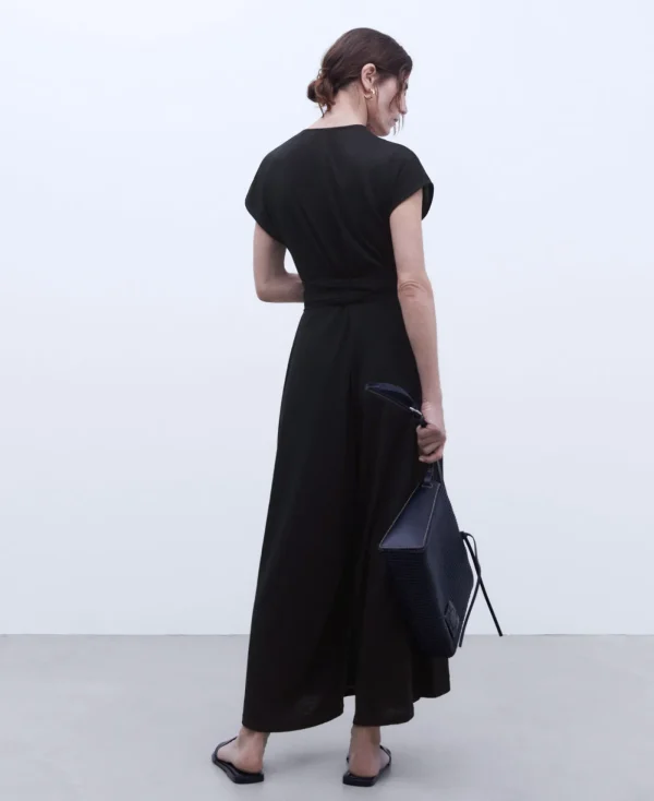 Adolfo Dominguez Robes & Combinaisons*Combi-Pantalon A Encolure En V Noir