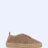 Adolfo Dominguez Chaussures*Espadrilles A Cordons En Coton Beige