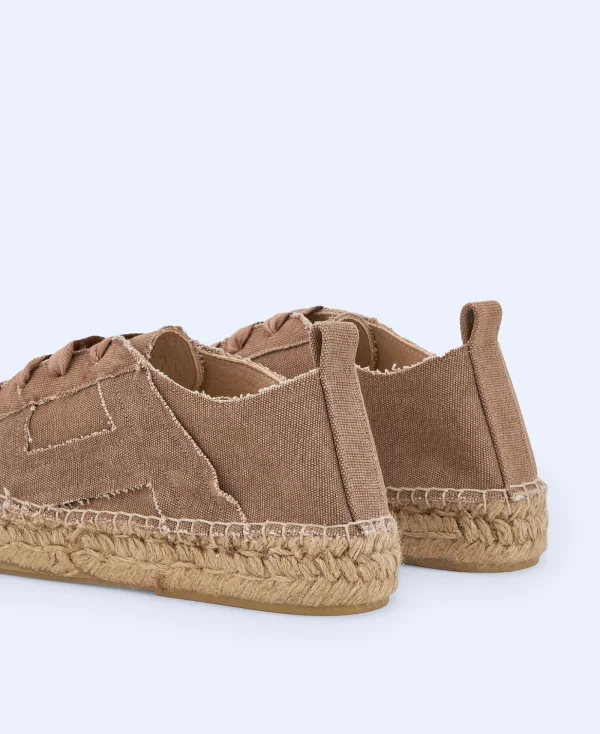 Adolfo Dominguez Chaussures*Espadrilles A Cordons En Coton Beige