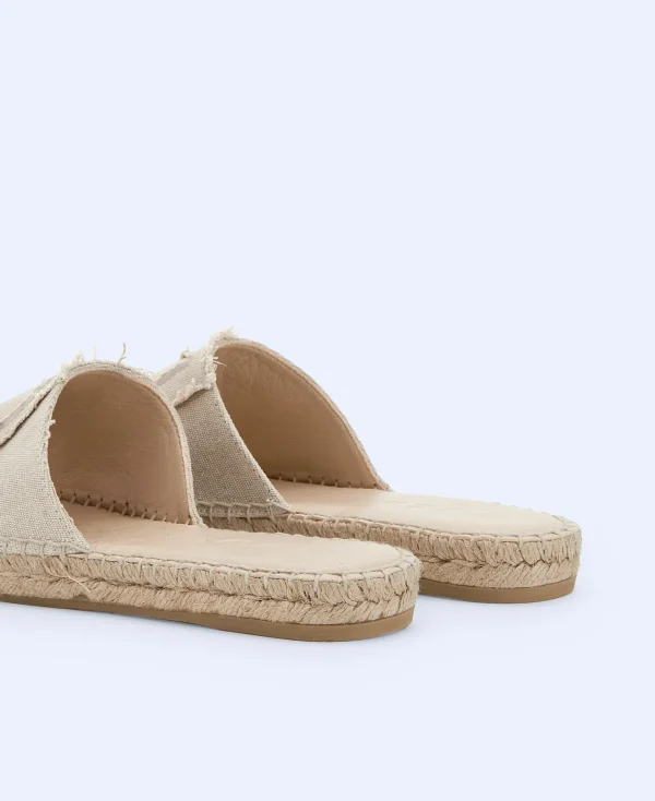 Adolfo Dominguez Chaussures*Espadrilles En Coton Beige