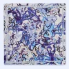 Adolfo Dominguez Foulard*Foulard Imprime Bleu Electrique