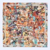 Adolfo Dominguez Foulard*Foulard Imprime Orange Clair