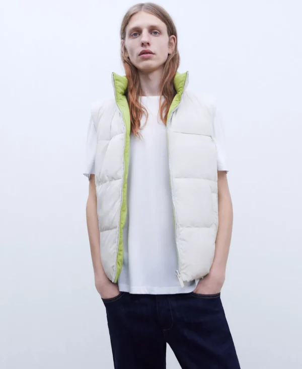 Adolfo Dominguez Vêtements D'Extérieur*Gilet Matelasse Reversible En Nylon Glace