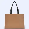 Adolfo Dominguez Sacs*Grand Sac En Matiere Recyclee Cuir Clair