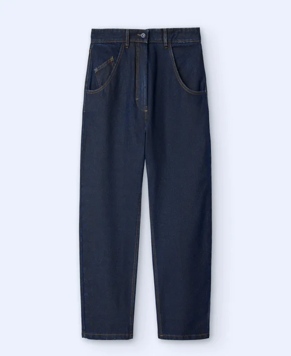 Adolfo Dominguez Pantalons*Jean En Coton Biologique Bleu Denim