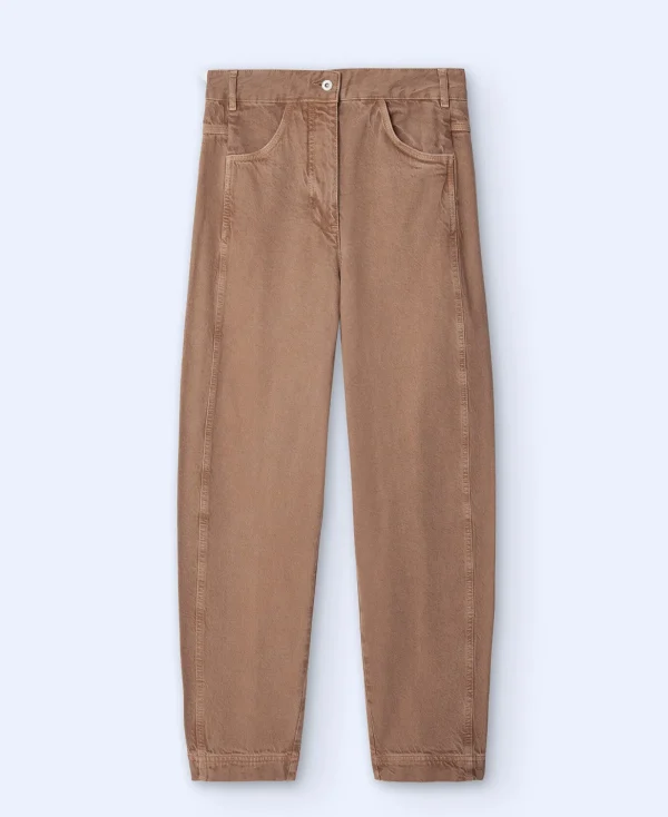 Adolfo Dominguez Pantalons*Jeans Carotte Caramel