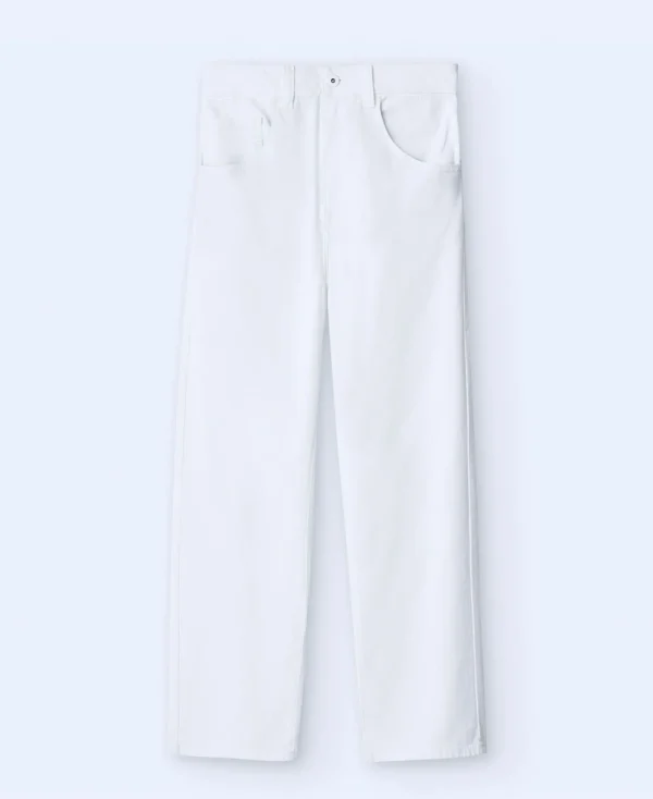 Adolfo Dominguez Pantalons*Jeans Cinq Poches Blanc