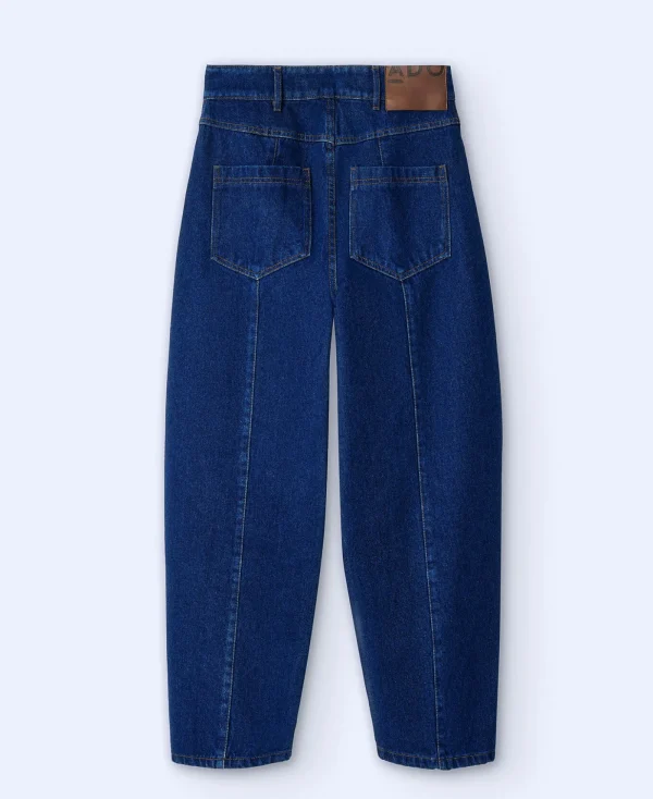 Adolfo Dominguez Pantalons*Jeans En Coton Bleu Denim