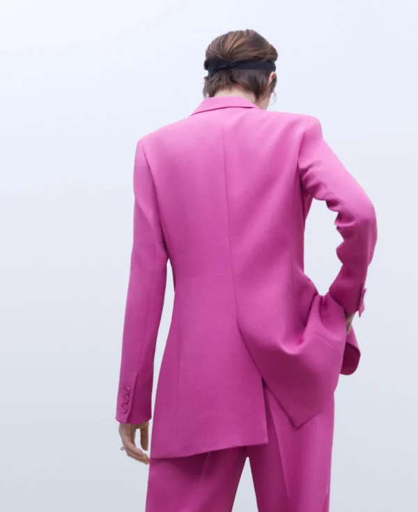 Adolfo Dominguez Vêtement D'Extérieur*Long Blazer Cintre Rose