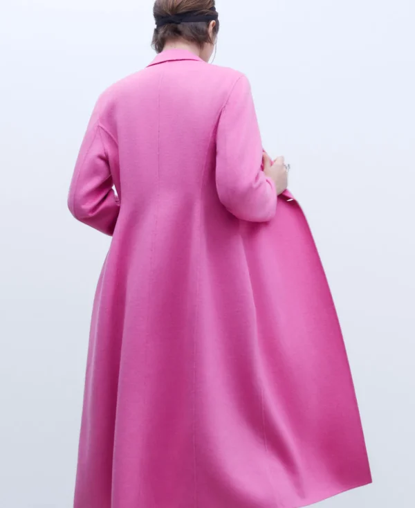 Adolfo Dominguez Vêtement D'Extérieur*Manteau Tailleur Double Face Rose