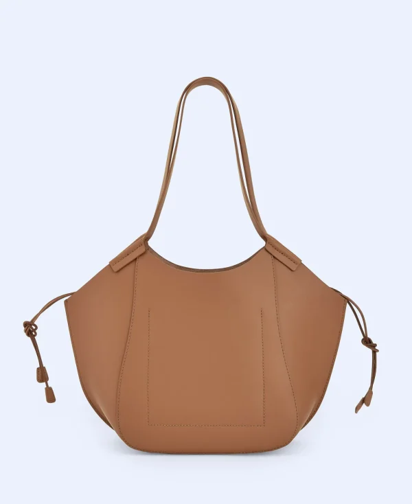 Adolfo Dominguez Sacs*Mini Sac Shopper En De Vachette Cuir