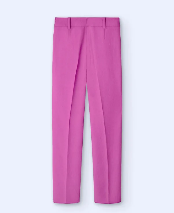 Adolfo Dominguez Pantalons*Pantalon A Pinces Uni Rose