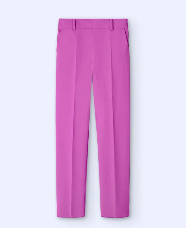 Adolfo Dominguez Pantalons*Pantalon A Pinces Uni Rose