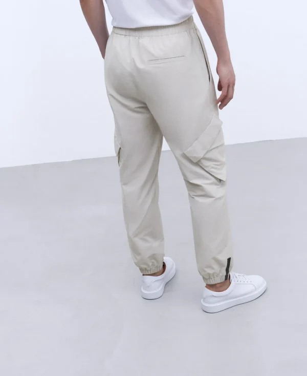 Adolfo Dominguez Pantalons*Pantalon Cargo En Coton Et Nylon Glace