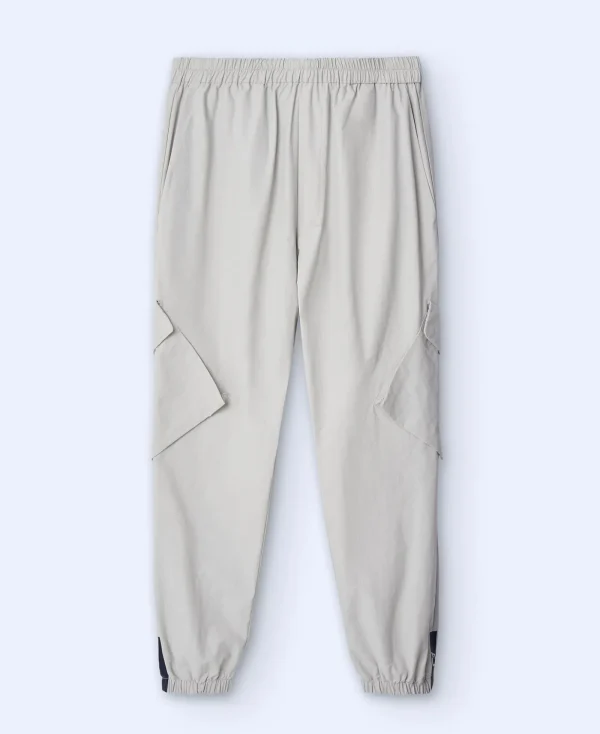 Adolfo Dominguez Pantalons*Pantalon Cargo En Coton Et Nylon Glace