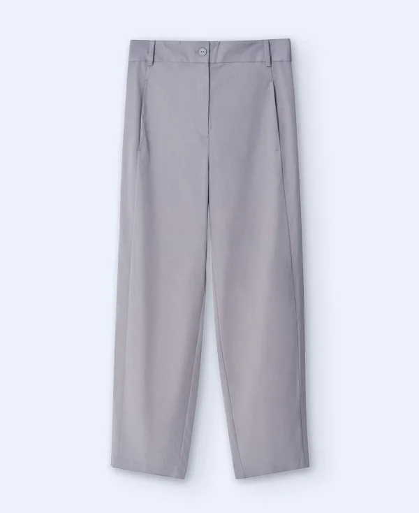 Adolfo Dominguez Pantalons*Pantalon Carotte Gris