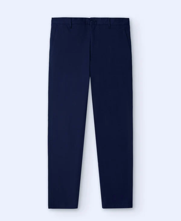 Adolfo Dominguez Pantalons*Pantalon Chino Avec Poches A L'Italienne Bleu Marine