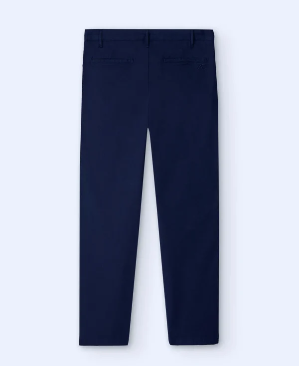 Adolfo Dominguez Pantalons*Pantalon Chino Avec Poches A L'Italienne Bleu Marine