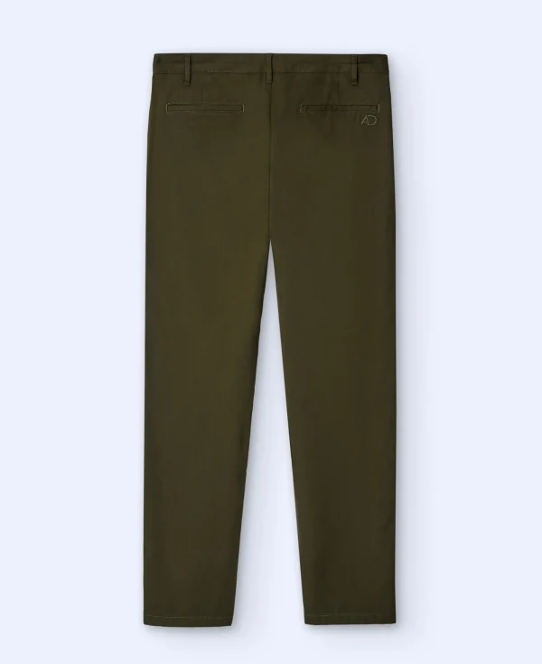 Adolfo Dominguez Pantalons*Pantalon Chino Avec Poches A L'Italienne Kaki